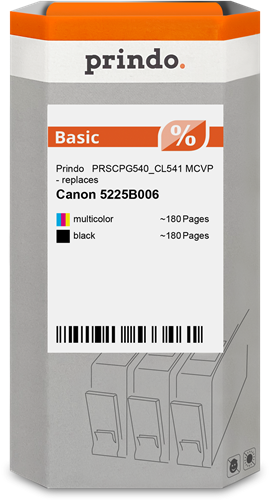Prindo PRSCPG540_CL541 MCVP Multipack Schwarz / mehrere Farben