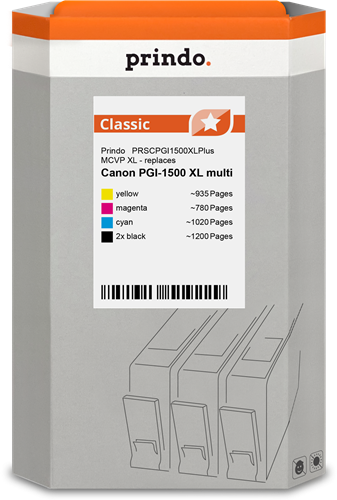 Prindo PRSCPGI1500XLPlus MCVP Multipack nero / ciano / magenta / giallo