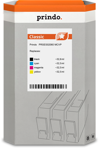 Prindo PRSES02060 MCVP Multipack nero / ciano / magenta / giallo