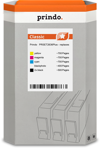 Prindo PRSET2636Plus Multipack nero / ciano / magenta / giallo