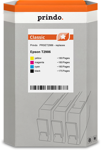 Prindo PRSET2986 Multipack nero / ciano / magenta / giallo