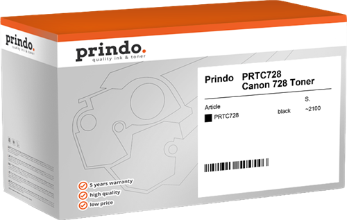 Prindo PRTC728 Schwarz Toner