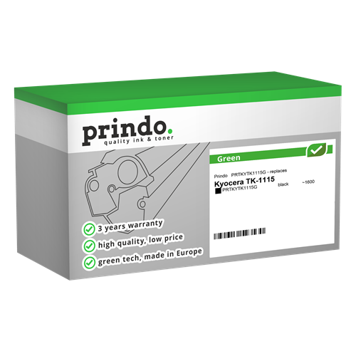 Prindo PRTKYTK1115G Noir(e) Toner