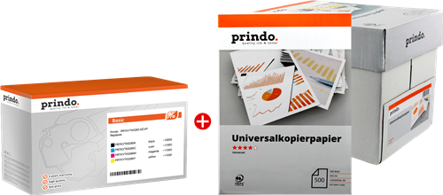 Prindo PRTKYTK5280 MCVP Schwarz / Cyan / Magenta / Gelb Value Pack
