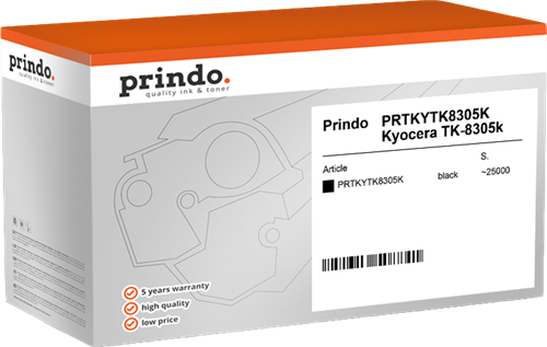 Prindo PRTKYTK8305K nero toner