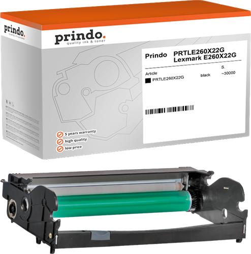 Prindo PRTLE260X22G bęben czarny