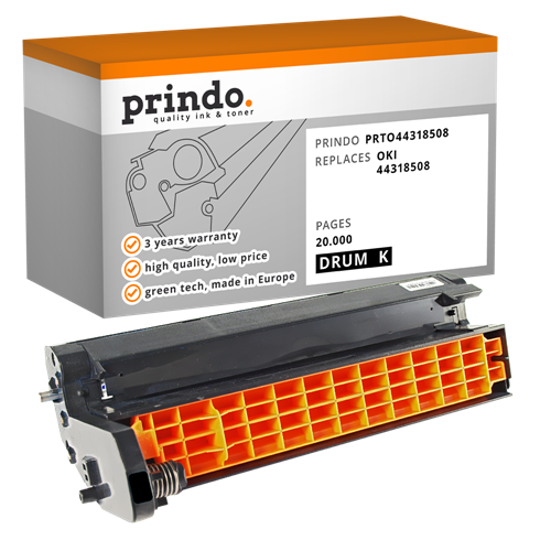 Prindo PRTO44318508 Tamburo nero