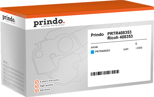Prindo PRTR408353 Cyan Toner