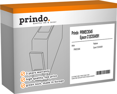 Prindo PRWEC9345 Unidade de manutenção