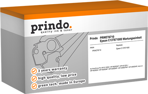 unità di manutenzione Prindo PRWET6710