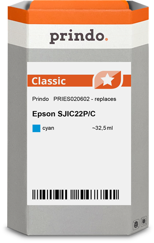 Prindo SJIC22P/C cyan ink cartridge