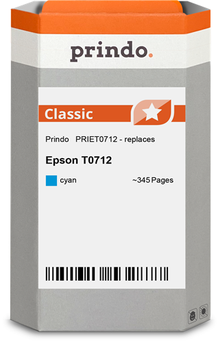 Prindo T0712 cyan ink cartridge
