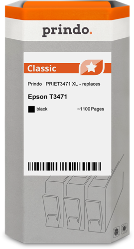 Prindo T3471 nero Cartuccia d'inchiostro