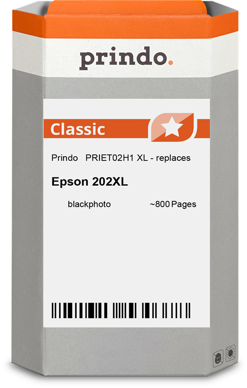Prindo 202XL Black (photo) ink cartridge