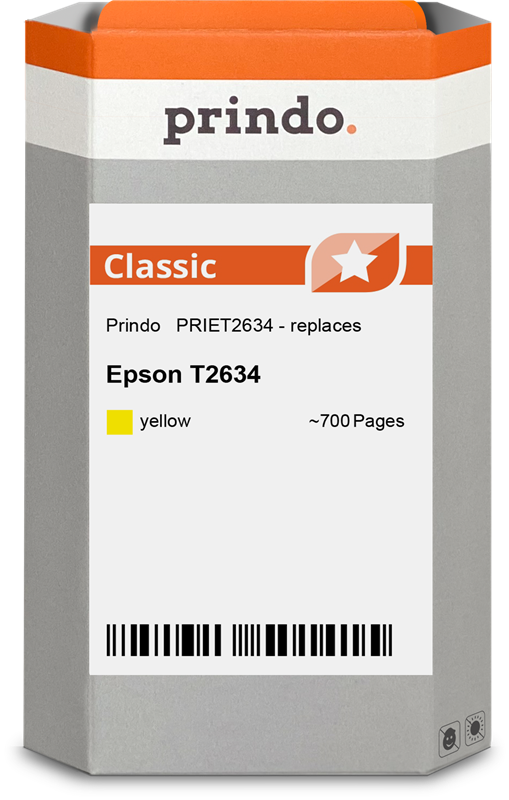 Cartouche imprimante Epson 26XL Yellow