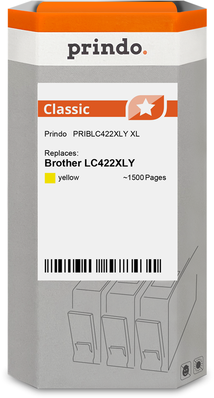 Encre Brother LC422XLBK cartouche d'origine - Noir - LC422XLBK –