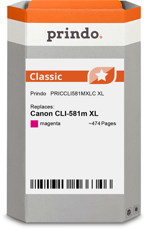 Canon CLI-581 XL Photo Noir(e) / Cyan / Magenta / Jaune Value Pack