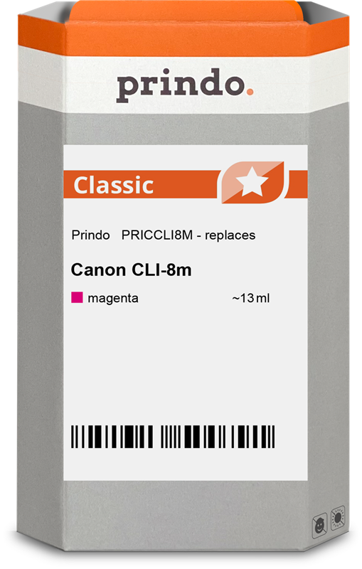 Prindo CLI-8 magenta ink cartridge