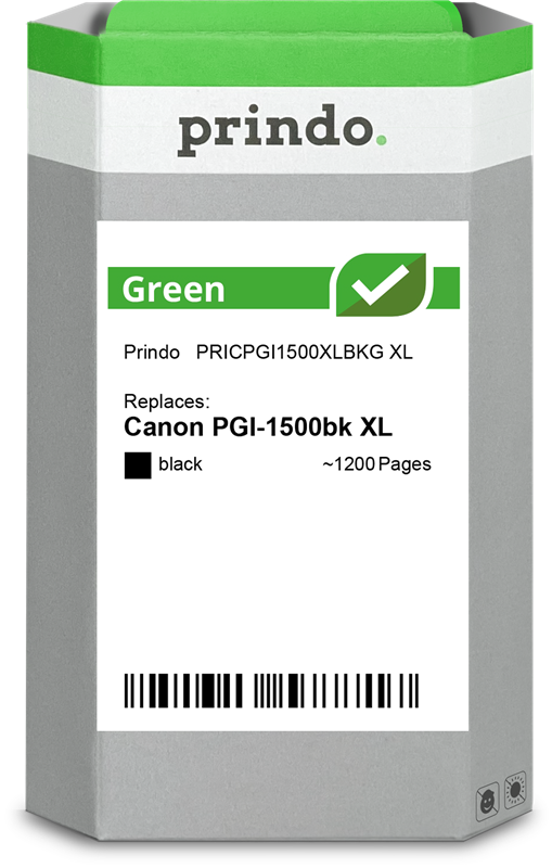 Prindo Green XL nero Cartuccia d'inchiostro