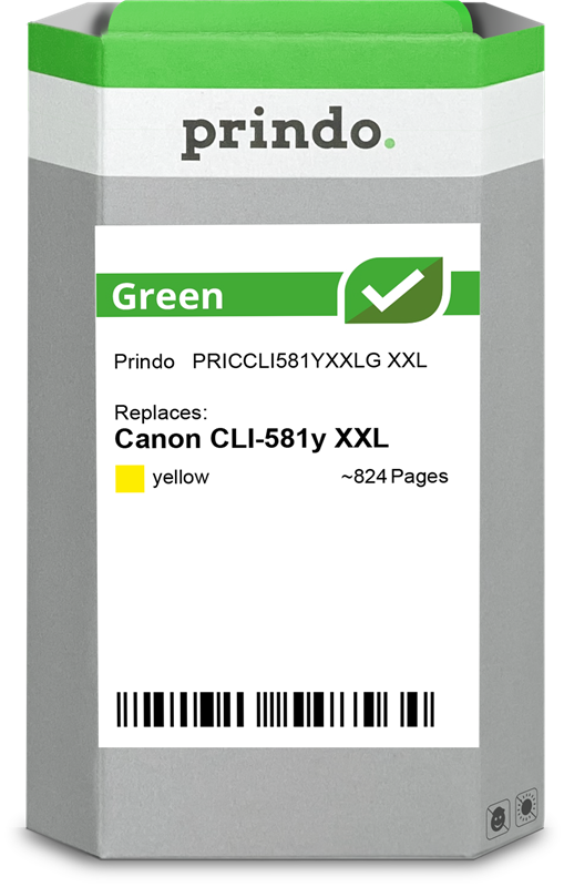 CLI-581 Y XXL Cartouche d'encre générique Canon - Jaune