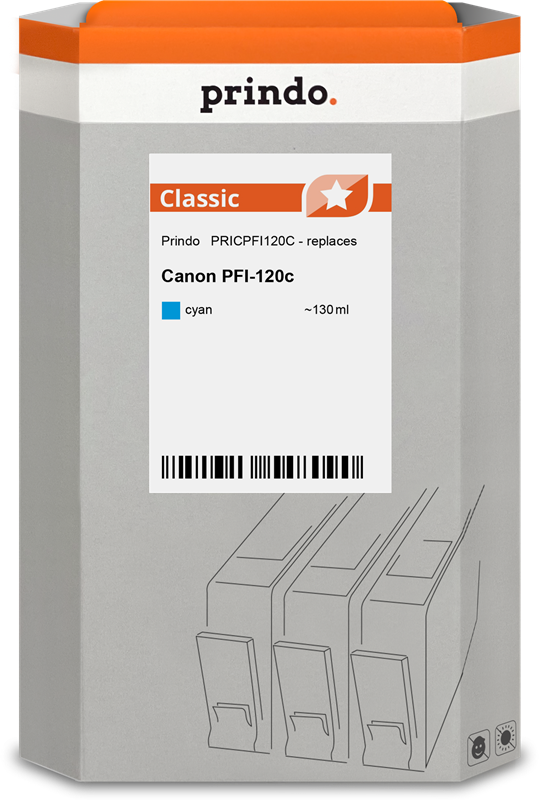 Prindo PFI-120 cyan ink cartridge