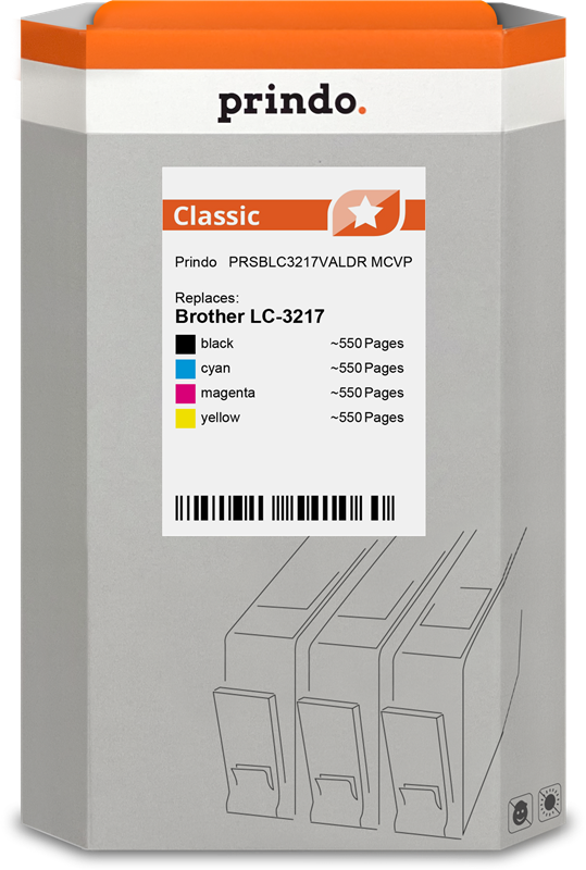 Prindo PRSBLC3217VALDR MCVP Multipack nero / ciano / magenta / giallo