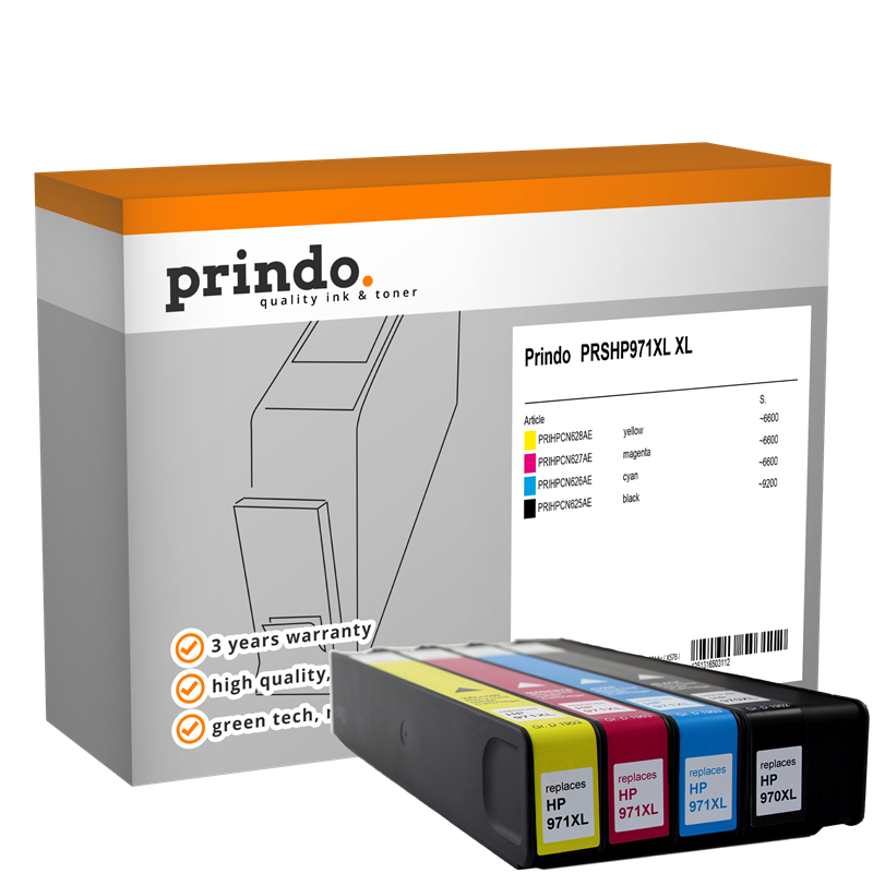 Prindo Officejet Pro X451dw PRSHP971XL