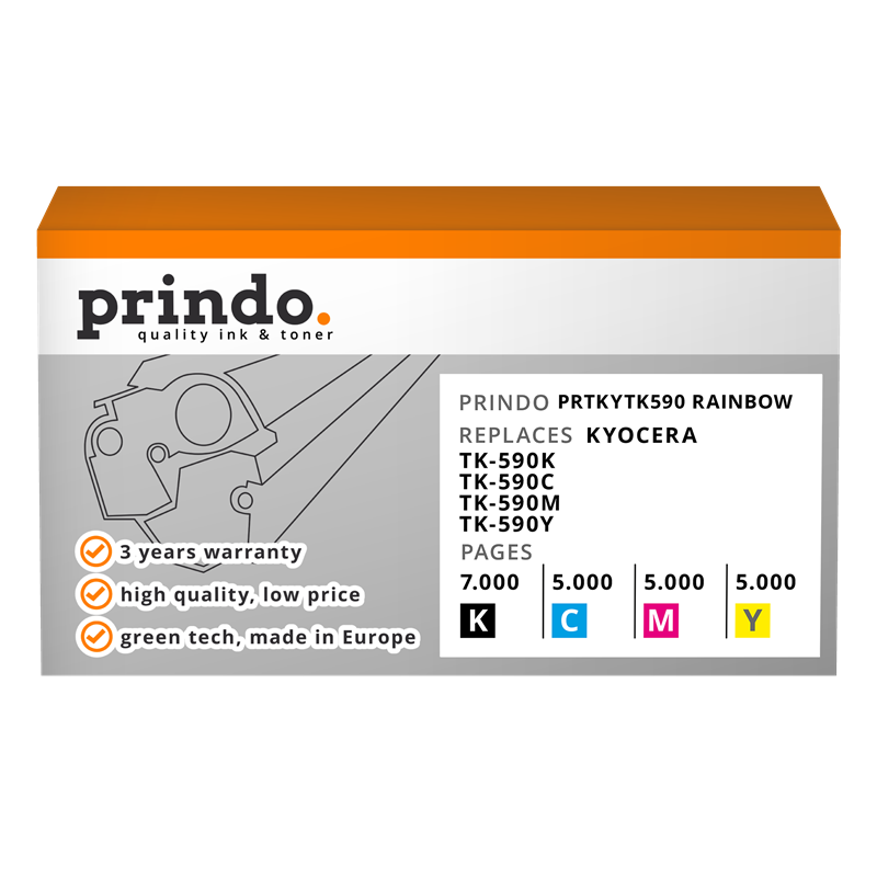 Prindo FS-C5250DN PRTKYTK590 Rainbow