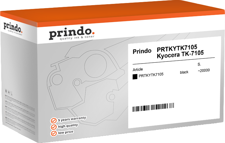 Prindo PRTKYTK7105 black toner