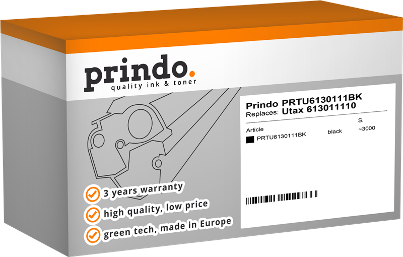 Prindo PRTU6130111BK Schwarz Toner
