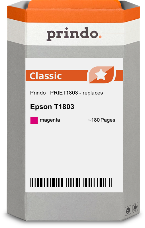 Prindo T1803 magenta Cartuccia d'inchiostro
