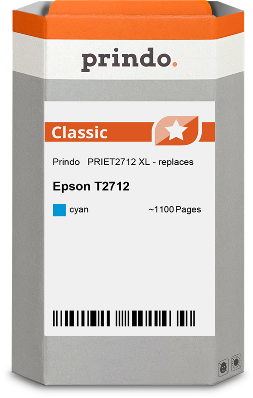 Prindo T2712 cyan ink cartridge