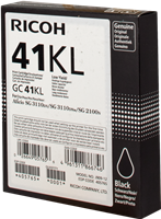 Ricoh Cartucho gel GC41BKL Preto
