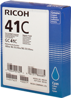 Ricoh Cartucho gel GC41CHC Cyan