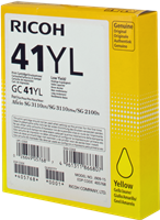 Ricoh Cartucho gel GC41YL Amarelo
