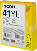Ricoh gel cartridge GC41YL yellow