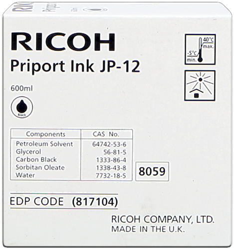 Ricoh 817104 Preto Cartucho de tinta