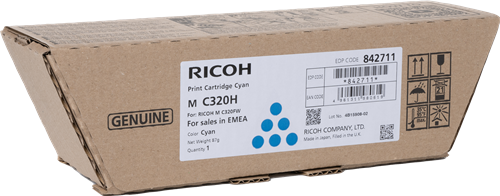 Ricoh M C320H tyrkysová 
