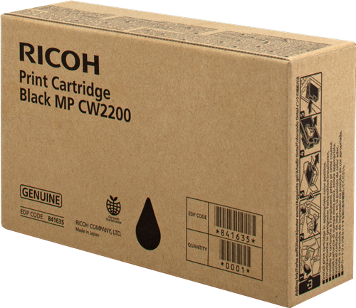 Ricoh MP CW2200BK Černá Inkoustovou kazetu