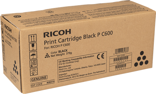 Ricoh P C600BK zwart toner