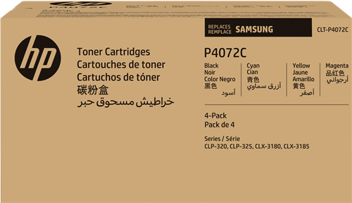 Samsung CLT-P4072C Multipack negro / cian / magenta / amarillo