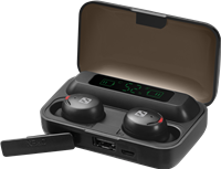 Sandberg Cuffie wireless con microfono + powerbank nero