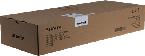 Sharp MX-601HB Bote residual de tóner