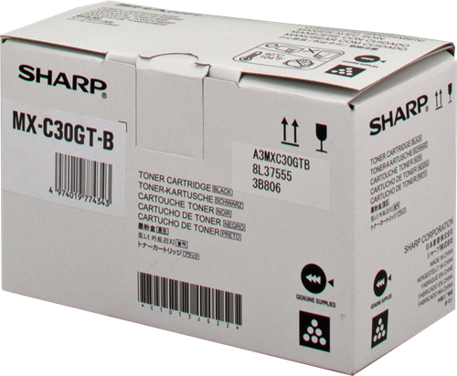 Sharp MX-C30GTB Preto Tóner