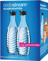Sodastream Pack doble / 2x botellas cristal 0,6 L Transparente