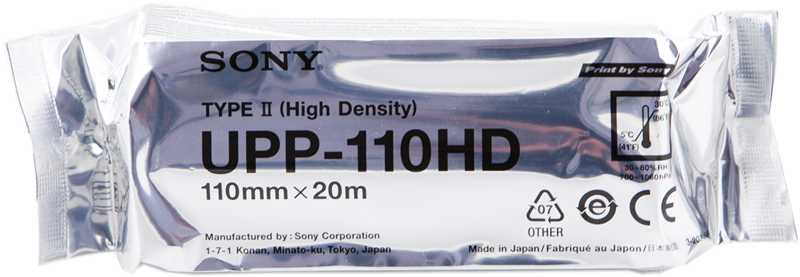 Sony Rouleau de papier thermique UPP-110HD Blanc