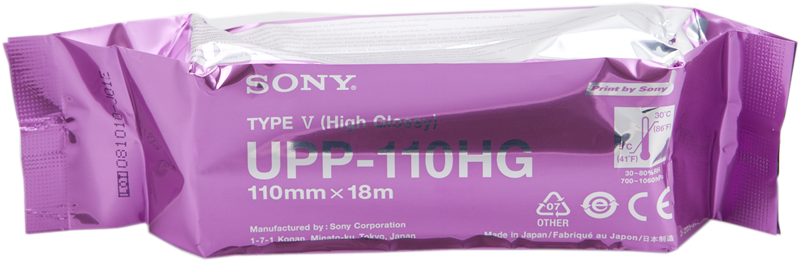 Sony Rouleau de papier thermique UPP-110HG Blanc