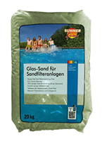 Summer Fun Sabbia di vetro per sistemi di filtraggio a sabbia 20 kg