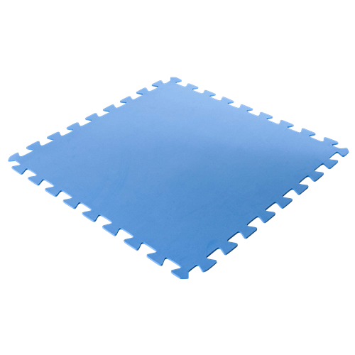 Summer Fun Bodenschutzmatten, blau, 500 x 500 x 4 mm (8 Stück im Set)