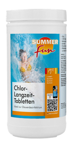 Summer Fun Doseur flottant avec thermomètre pour galets de 200g & galet de chlore longue durée 200g 1,2 kg